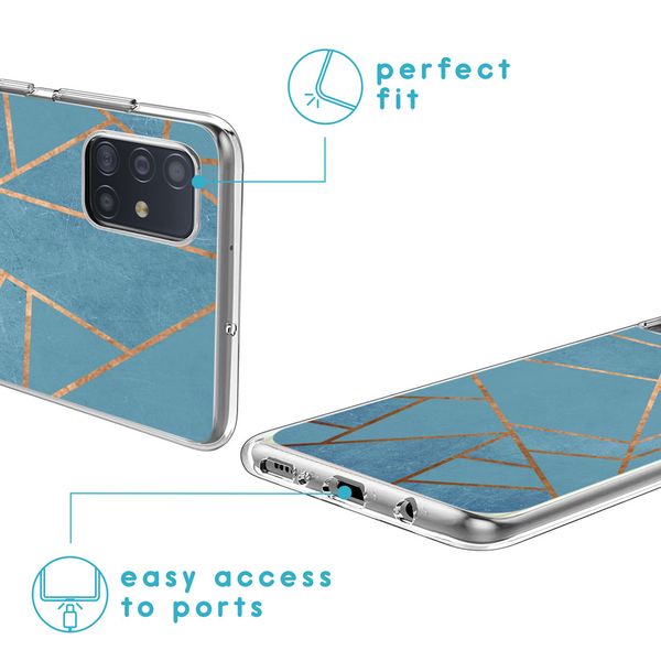 imoshion Design hoesje Samsung Galaxy A51 - Blue Graphic