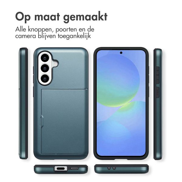 imoshion Backcover met pasjeshouder Samsung Galaxy A36 / A56 - Donkerblauw