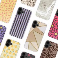 imoshion  Design hoesje iPhone 16 - Sparkle Lines Lavender