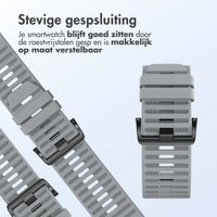 imoshion QuickFit® Stripe Siliconenbandje Garmin Watch | 26 mm aansluiting - Grijs