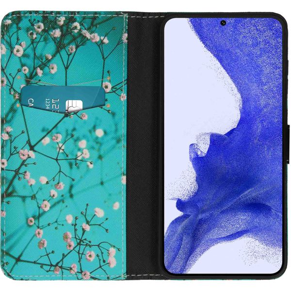 imoshion Design Softcase Bookcase Samsung Galaxy S23 Plus - Blossom