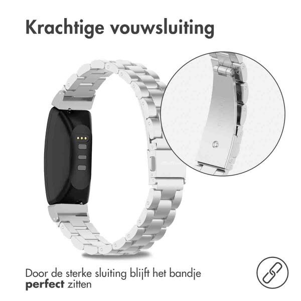 imoshion Stalen bandje Fitbit Inspire 2 / HR / ACE2 / ACE3 - Zilver