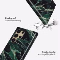 Selencia Vivid Backcover Samsung Galaxy S24 Ultra - Chic Marble Quartz