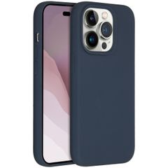 Accezz Liquid Silicone Backcover met MagSafe Apple iPhone 14 Pro - Donkerblauw