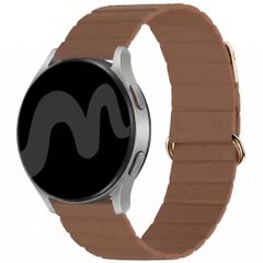 imoshion Magnetisch lederen bandje  - Universeel 20 mm aansluiting - Bruin