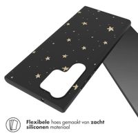 imoshion Design hoesje Samsung Galaxy S23 Ultra - Sterren / Zwart