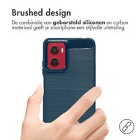 imoshion Brushed Backcover Motorola Moto G05 / E15 - Donkerblauw