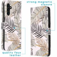 imoshion Design Softcase Bookcase Samsung Galaxy A13 (5G) / A04s - Glamour Botanic