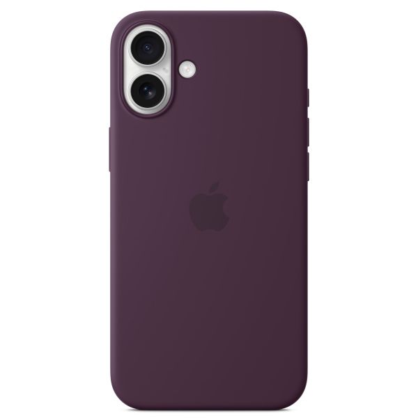 Apple Silicone Backcover MagSafe Apple iPhone 16 Plus - Plum