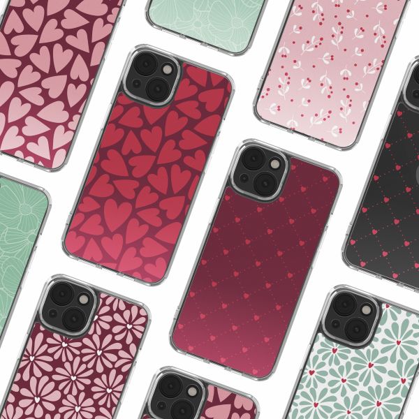 imoshion Design hoesje Apple iPhone 14 - Hearty Coral Dust