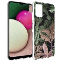 imoshion Design hoesje Samsung Galaxy A03s - Jungle - Groen / Roze