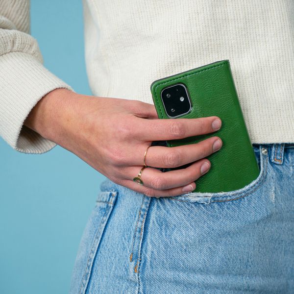 imoshion Luxe Bookcase iPhone 12 Mini - Groen