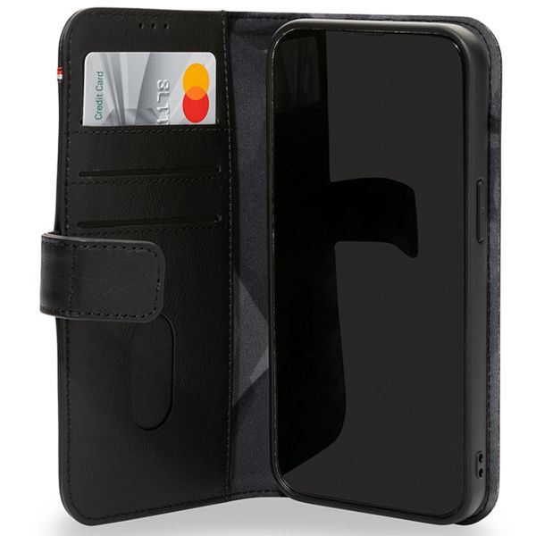 Decoded 2 in 1 Leather Detachable Wallet iPhone 13 Pro Max - Zwart