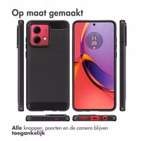 imoshion Brushed Backcover Motorola Moto G84 - Zwart