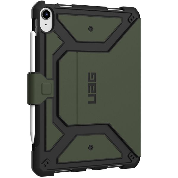 UAG Metropolis Bookcase Apple iPad 11 (2025) 11 inch A16 / iPad 10 (2022) 10.9 inch - Groen