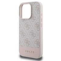 Guess Bottom Stripe 4G Backcover iPhone 16 Pro Max - Roze