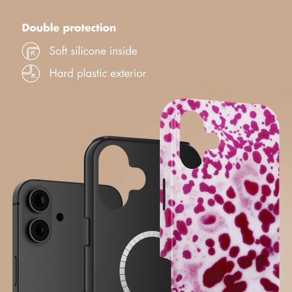 Selencia Vivid Back Cover with MagSafe Apple iPhone 16 - Cosmic Orchid