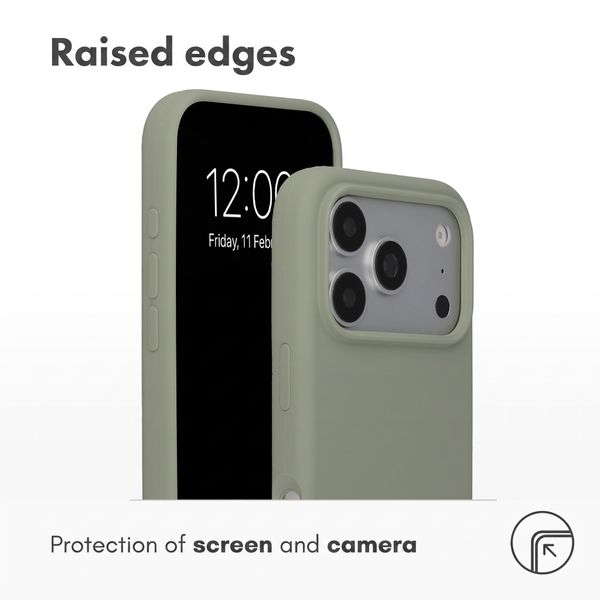 Accezz Liquid Silicone Case with MagSafe Apple iPhone 18 Pro Max / 17 Pro Max - Cooper Green