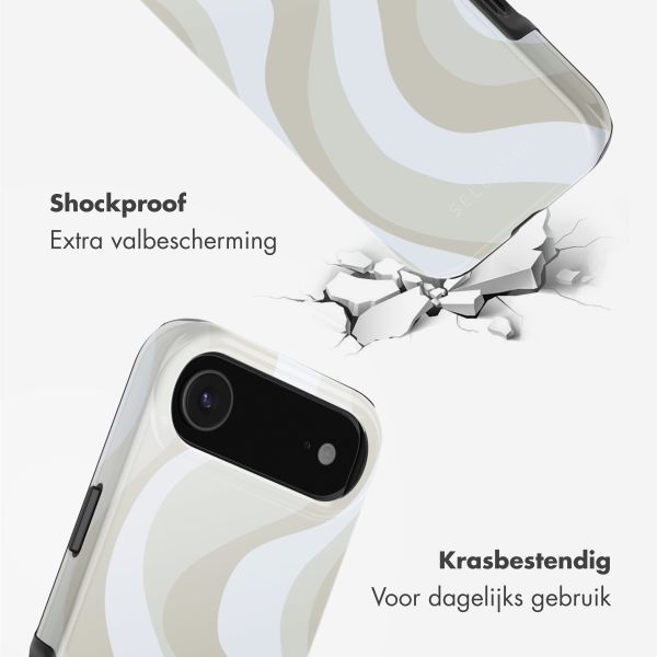 Selencia Vivid Backcover met MagSafe Apple iPhone Air - Desert Waves Beige