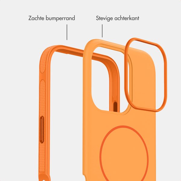 imoshion Color Backcover met Thin MagSafe Ring Apple iPhone 16 Pro - Oranje