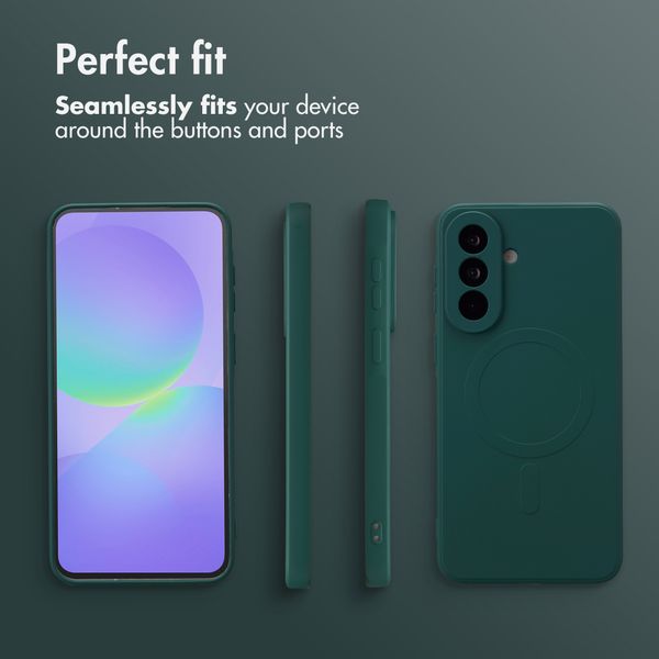 imoshion Colour Back Cover with MagSafe Samsung Galaxy A37 (5G) - Dark Green