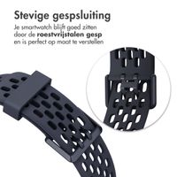 imoshion Siliconen sport bandje met gaatjes Fitbit Charge 5 / Charge 6 - Donkerblauw