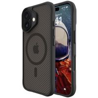 imoshion Rugged Hybrid Carbon Case met MagSafe iPhone 16 Plus - Zwart