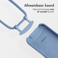 imoshion Color Backcover met afneembaar koord MagSafe iPhone 16 - Ash Blue