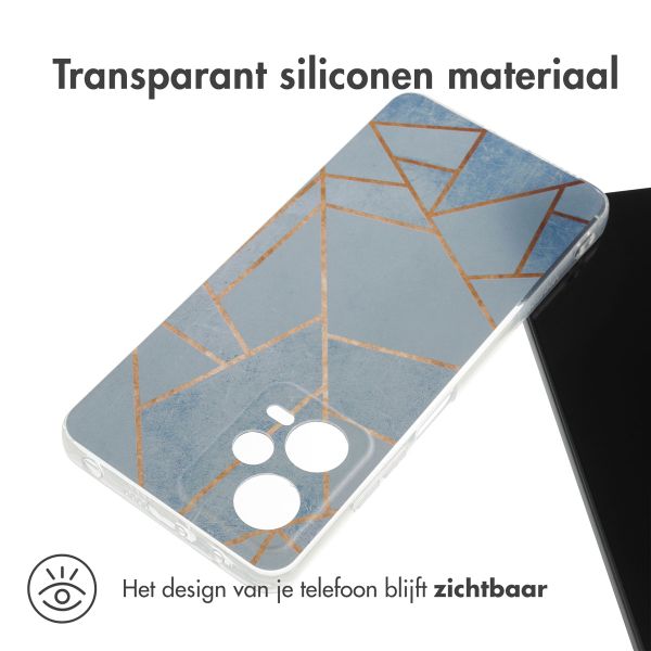 imoshion Design hoesje Xiaomi Redmi Note 12 Pro (5G) - Blue Graphic