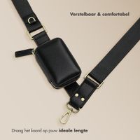 Selencia Telefoonkoord met Klein Tasje - Midnight Black