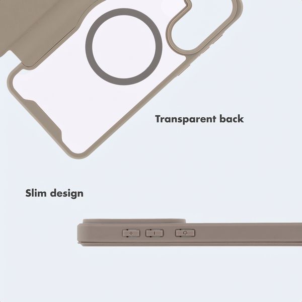 imoshion Transparent Bookcase with MagSafe Samsung Galaxy A37 (5G) - Beige