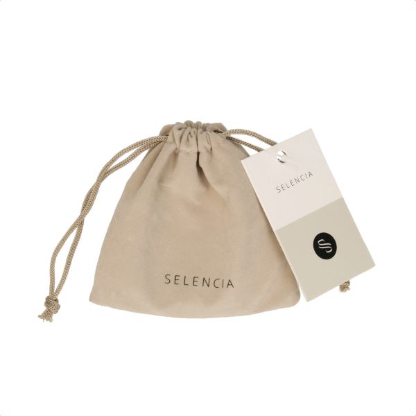 Selencia Telefoonkoorden Set met Parels en Schelpen - Beige