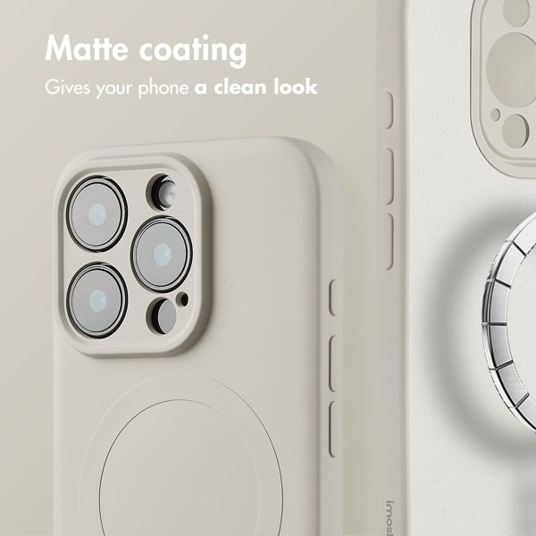 imoshion Colour Back Cover with MagSafe Apple iPhone 16 Pro Max - Beige