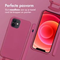 imoshion Color Backcover met afneembaar koord MagSafe Apple iPhone 12 (Pro) - Raspberry