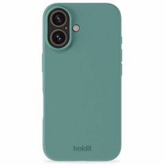 Holdit Silicone Case iPhone 16 Plus - Moss Green