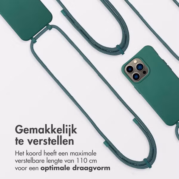 imoshion Color Backcover met afneembaar koord MagSafe Apple iPhone 13 Pro - Donkergroen