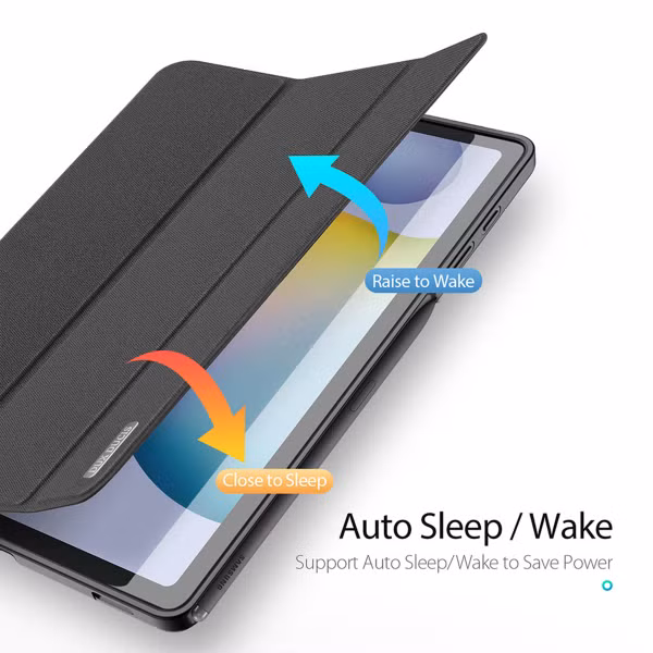 Dux Ducis Domo Bookcase Samsung Galaxy Tab S6 Lite / Tab S6 Lite (2022) / Tab S6 Lite (2024) - Zwart