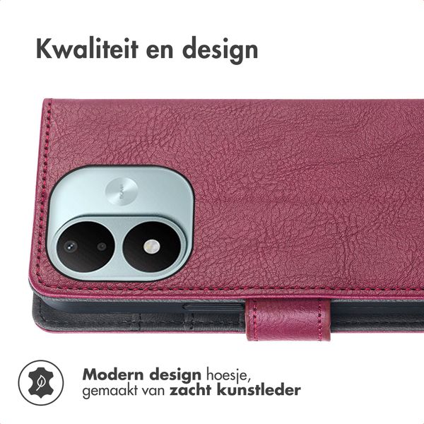 imoshion Luxe Bookcase Xiaomi Redmi Note 17 (5G) - Bordeaux