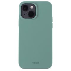 Holdit Silicone Case iPhone 15 - Moss Green