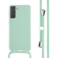 imoshion Siliconen hoesje met koord Samsung Galaxy S21 Plus - Mintgroen