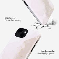 Selencia Vivid Backcover met MagSafe Apple iPhone 14 - Marble Light Brown