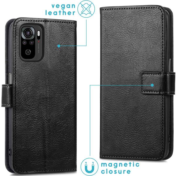 imoshion Luxe Bookcase Xiaomi Redmi Note 10 (4G) / Note 10S - Zwart