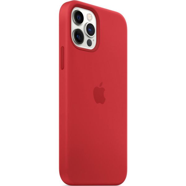 Apple Silicone Backcover MagSafe Apple iPhone 12 (Pro) - Red