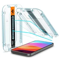 Spigen GLAStR EZ Fit Screenprotector + Applicator 2-pack Apple iPhone 16 / 15