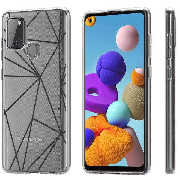 imoshion Design hoesje Samsung Galaxy A21s - Grafisch - Lijn