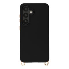 Selencia Rivièra MagSafe Backcover met afneembare haakjes Samsung Galaxy A55 (5G) / A35 - Velvet Black