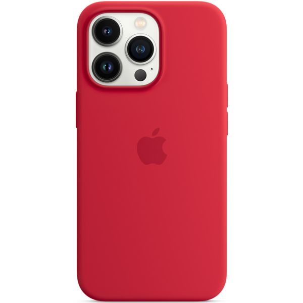 Apple Silicone Backcover MagSafe Apple iPhone 13 Pro Max - Rood