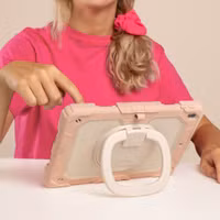 imoshion Rugged Kidsproof Backcover Apple iPad 6 (2018) 9.7 inch / iPad 5 (2017) 9.7 inch / Air 2 (2014)/Air 1 (2013) - Lichtroze