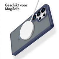 Accezz Ring Stand Backcover met MagSafe Samsung Galaxy S25 Ultra - Blauw