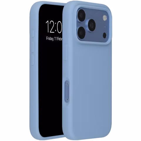 Accezz Liquid Silicone Backcover met MagSafe Apple iPhone 18 Pro Max / 17 Pro Max - Lichtblauw